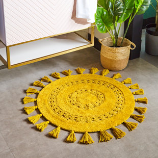 Round bathroom mats clearance and rugs